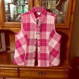 🎁2/$12  NWOT CHRISTOPHER & BANKS LG PINK VEST